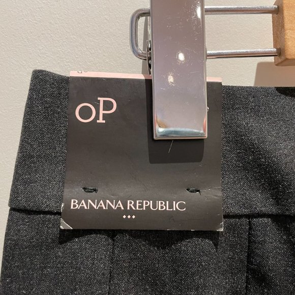 NWT Banana Republic Dark Grey Pencil Skirt 0P - Picture 2 of 4